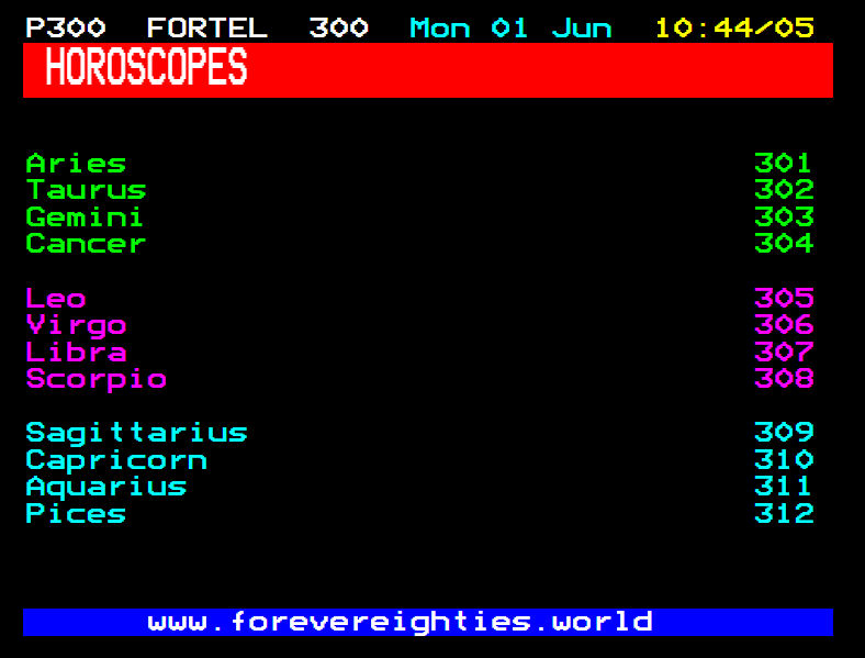 Fortel teletext service